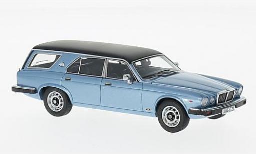 Diecast model cars Jaguar XJ Series III SIII Estate blue 1/43 Matrix