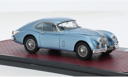 Diecast model cars Jaguar XK 150 S Fastback by Hartin blue 1960 1/43 Matrix