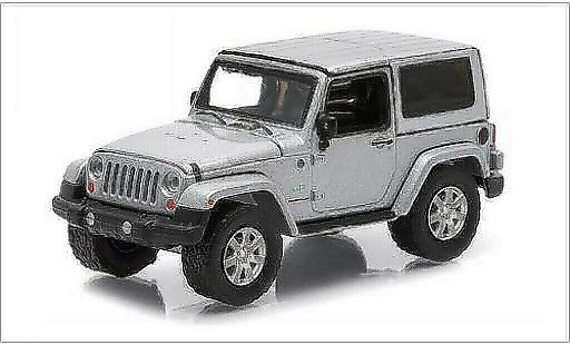 Jeep Wrangler Base 1/64 Greenlight grey 2011 diecast model cars