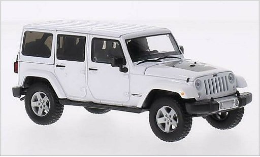 Jeep Wrangler Limited 1/43 Greenlight Unlimited white 2011 diecast model cars