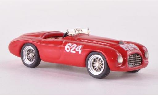Diecast model cars Ferrari 166 MM No.624 Mille Miglia 1949 sans Vitrine 1/87 Jolly Model
