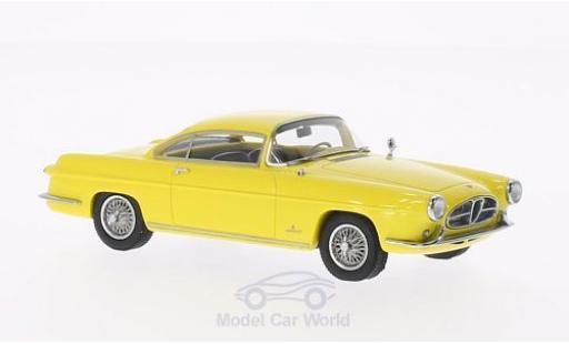 Diecast model cars Alfa Romeo 1900 coup&Atilde;&copy; ss touring Ghia Coupe yellow 1954 1/43 Kess