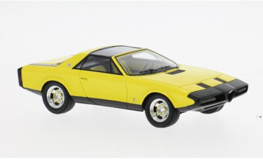 Diecast model cars Alfa Romeo Alfetta spider pininfarina yellow/black 1972 1/43 Kess