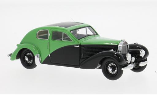Diecast model cars Bugatti 57 C Coupe Aerodynamique sn335 green/black 1938 1/43 Kess