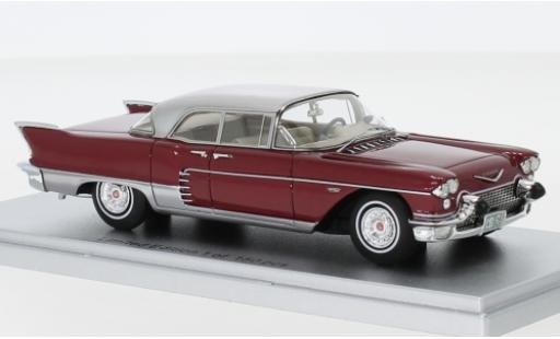 Diecast model cars Cadillac Eldorado Brougham metallic red/grey 1957 1/43 Kess