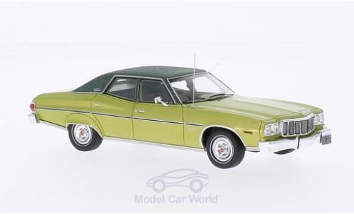 Diecast model cars Ford Gran Torino Gran Torino Brougham metallic green/green 1976 1/43 Kess
