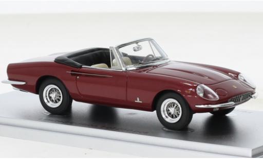 Diecast model cars Ferrari 365 California Spyder metallise red 1966 1/43 Kess