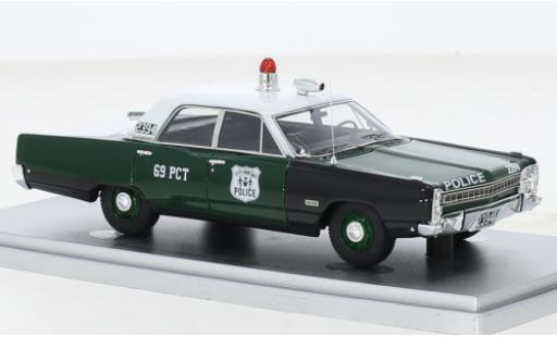 Diecast model cars Plymouth Fury Base 4-Door Sedan City Of New York Police 1968 1/43 Kess