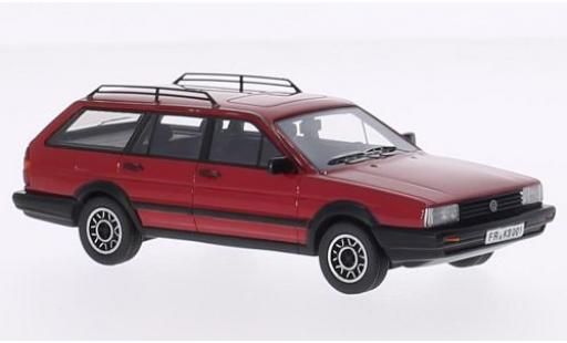 Diecast model cars Volkswagen Passat B2 Variant GT Syncro red 1985 1/43 Kess