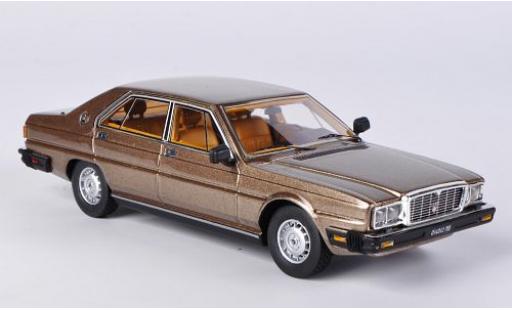 Diecast model cars Maserati Quattroporte Base III 4.9 met.-dkl.-beige 1983 1/43 Kess