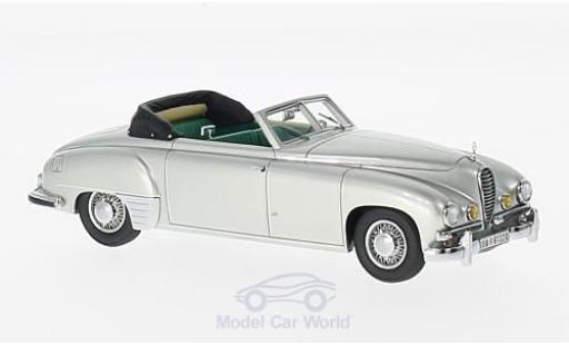 Diecast model cars Mercedes 320 Cabriolet (W142) by Wendler grey 1940 Convertible 1/43 Kess