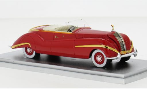 Diecast model cars Rolls Royce Phantom Labourdette III Vuvotal red/gold 1947 1/43 Kess