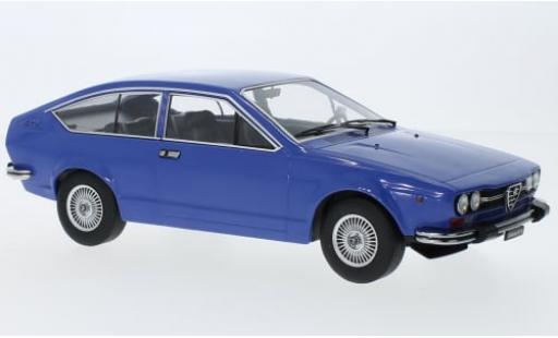 Diecast model cars Alfa Romeo Alfetta 2000 GTV blue 1976 1/18 KK Scale