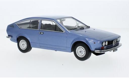 Diecast model cars Alfa Romeo Alfetta 1.6 GT metallise blue 1976 1/18 KK Scale