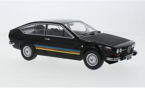 Diecast model cars Alfa Romeo Alfetta gtv 2000 V Turbodelta black/matt-black 1979 1/18 KK Scale