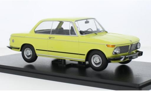 Diecast model cars Bmw 1602 berline yellow 1971 1/18 KK Scale