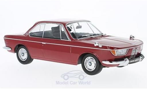 Diecast model cars Bmw 2000 CS red 1965 1/18 KK Scale