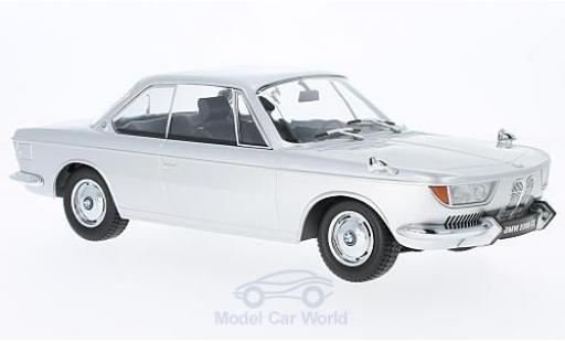 Diecast model cars Bmw 2000 CS grey 1965 1/18 KK Scale