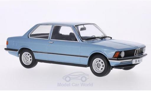 Diecast model cars Bmw 318 coupe i (E21) metallic blue 1975 T&Atilde;&frac14;ren and Hauben sind nicht zu &Atilde;&para;ffnen 1/18 KK Scale
