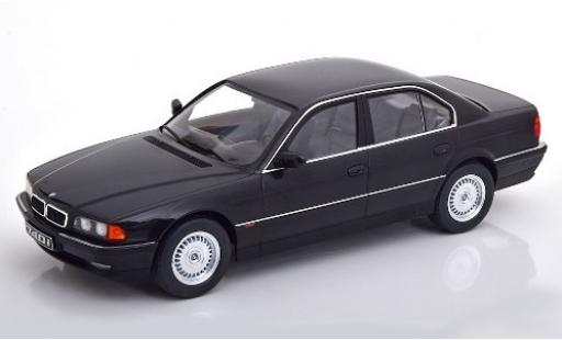 Diecast model cars Bmw 740 E38 i () metallic black 1994 1/18 KK Scale