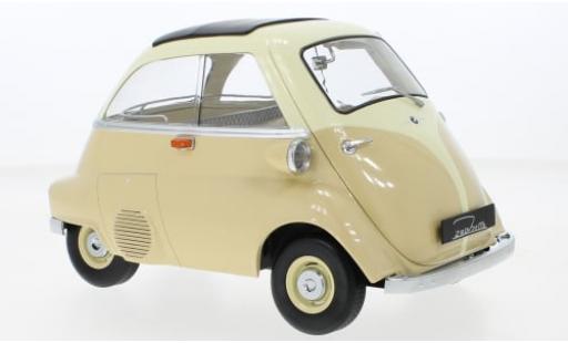 Diecast model cars Bmw Isetta citadine beige/yellow 1959 1/12 KK Scale