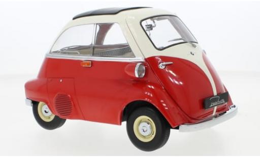 Diecast model cars Bmw Isetta citadine red/white 1959 1/12 KK Scale