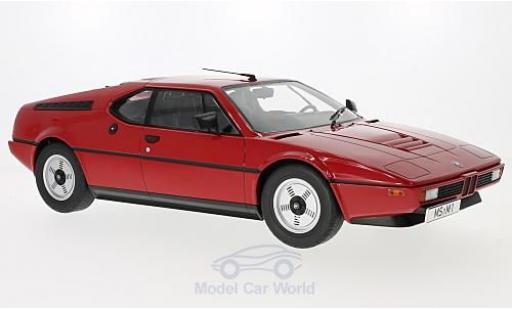 Diecast model cars Bmw M1 1978 (E26) red 1/12 KK Scale