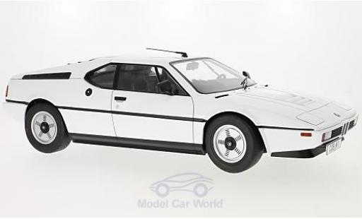 Diecast model cars Bmw M1 1978 (E26) white 1/12 KK Scale