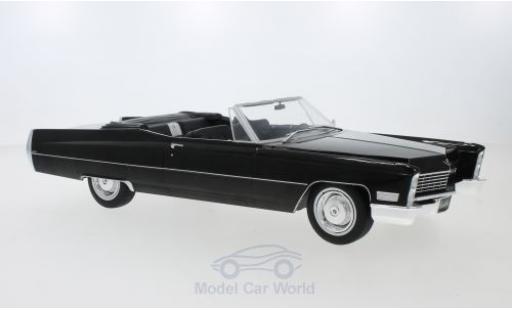 Diecast model cars Cadillac Deville Convertible black 1968 1/18 KK Scale