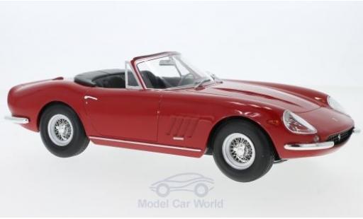Diecast model cars Ferrari 275 GTB/4 NART Spyder red Softtop liegt ein 1/18 KK Scale