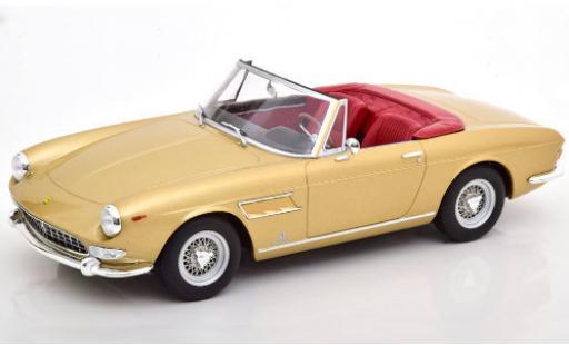 Diecast model cars Ferrari 275 GTS Pininfarina Spyder gold 1964 with abnehmbarem Softtop 1/18 KK Scale