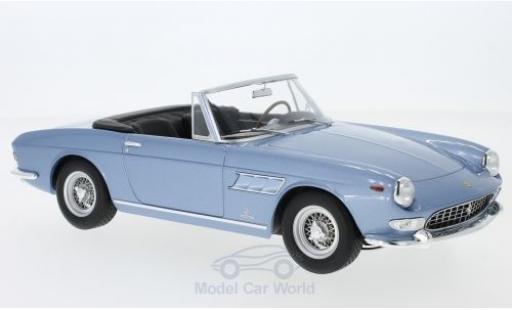 Diecast model cars Ferrari 275 GTS Pininfarina Spyder metallic blue 1964 with abnehmbarem Softtop 1/18 KK Scale