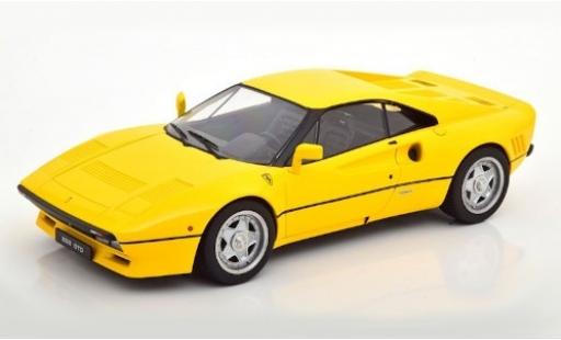 Diecast model cars Ferrari 288 Coupe GTO yellow 1984 1/18 KK Scale