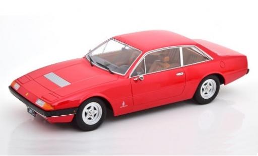 Diecast model cars Ferrari 365 GT4 2+2 red 1972 Interieurfarbe: brun 1/18 KK Scale