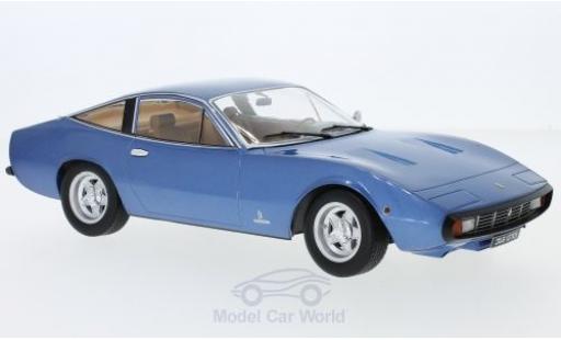 Diecast model cars Ferrari 365 GTC/4 metallic blue 1971 1/18 KK Scale