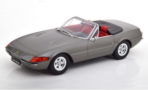 Diecast model cars Ferrari 365 GTS/4 Daytona Spider (2a Serie) metallic grey 1971 1/18 KK Scale