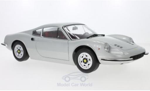 Diecast model cars Ferrari Dino GT 246GT grey 1973 1/12 KK Scale