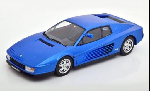Diecast model cars Ferrari Testarossa Monospecchio metallic blue 1984 US-Version 1/18 KK Scale