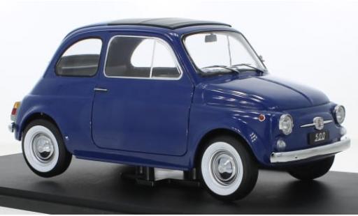 Diecast model cars Fiat 500 L blue 1968 1/12 KK Scale