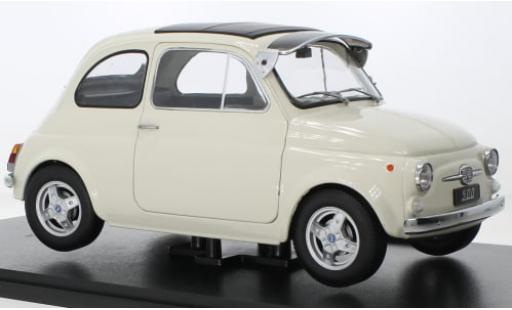 Diecast model cars Fiat 500 F Custom beige 1968 1/12 KK Scale