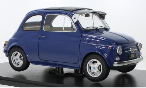 Diecast model cars Fiat 500 F Custom blue 1968 1/12 KK Scale