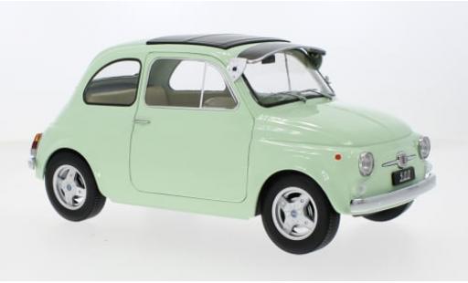 Diecast model cars Fiat 500 F Custom green 1968 1/12 KK Scale