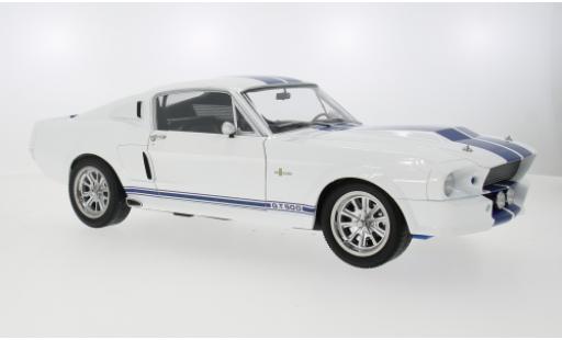 Diecast model cars Ford Mustang Shelby GT500 Ford Mustang 500 white/blue 1967 1/12 KK Scale