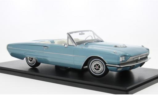 Diecast model cars Ford Thunderbird Flair Bird Convertible green 1966 1/18 KK Scale