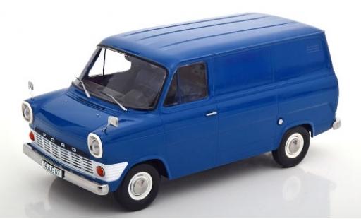 Diecast model cars Ford Transit Mk1 van blue 1965 1/18 KK Scale