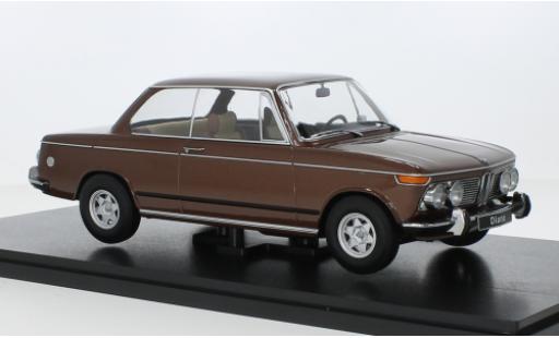 Diecast model cars Bmw 2000 ti Diana metallise brun 1970 1/18 KK Scale