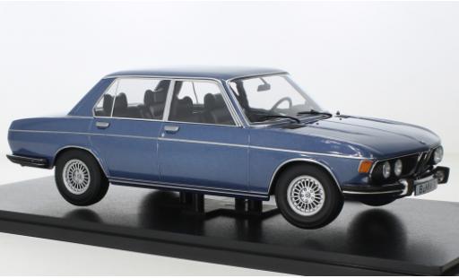 Diecast model cars Bmw 3.0 berline S (E3) metallise blue 1971 1/18 KK Scale