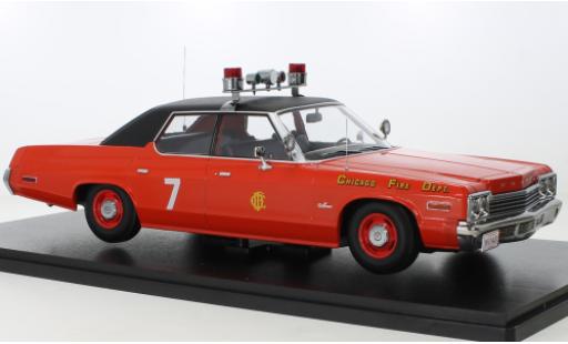 Diecast model cars Dodge Monaco Berline Chicago Fire Department 1974 1/18 KK Scale