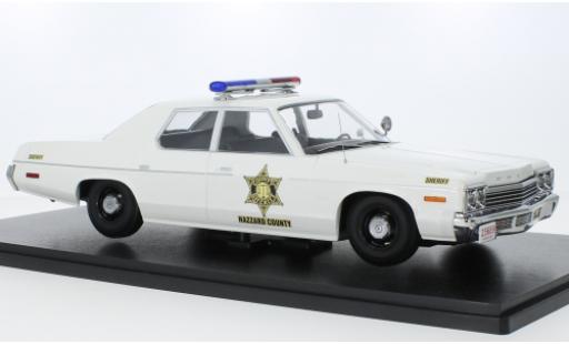 Diecast model cars Dodge Monaco police Hazzard County Sheriff 1974 1/18 KK Scale