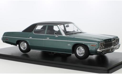 Diecast model cars Dodge Monaco Berline metallise green/black 1974 1/18 KK Scale